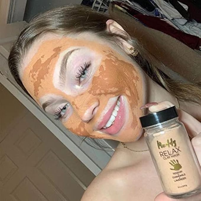 Muddy BODY - RELAX CLAY MASK | FRENCH PINK CLAY - SOOTHING, CLEANSING, AND MOISTURIZING FACIAL MASK - Image 2